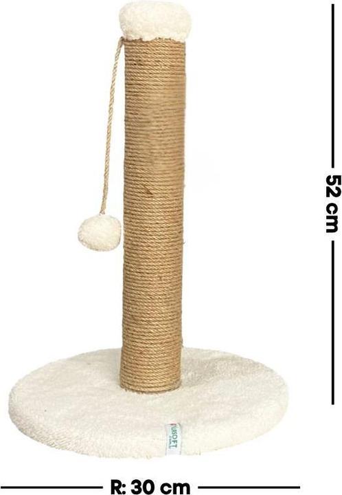 Immagine prodotto Paws & Whiskers Coris Cat Scratching Board (52 cm, Bianco)