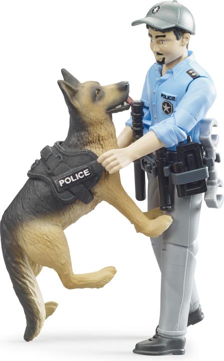 Produktbild Bruder Bworld Polizist mit Hund