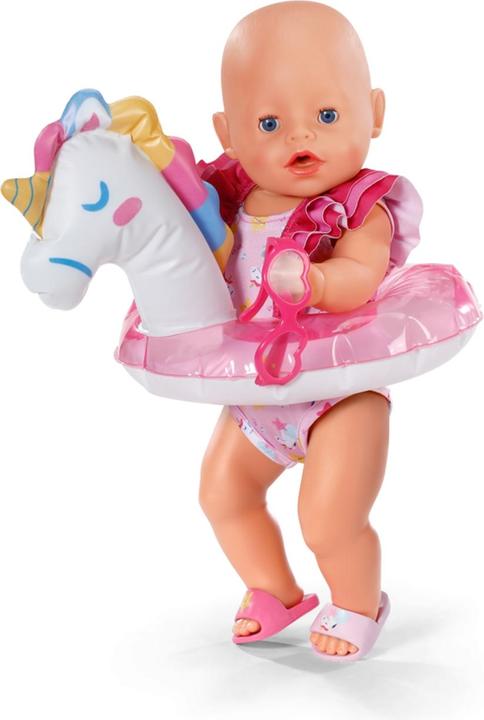 Productafbeelding Zapf Creation BABY born Schwimm-Set Einhorn 43cm