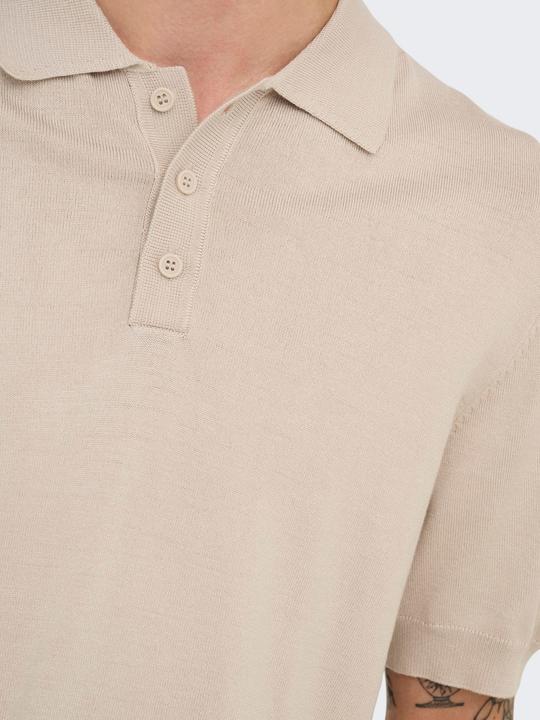 Produktbild Only & Sons Normal geschnitten Polokragen Pullover Polo (L)