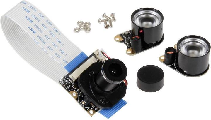 Actual product image Joy-it RB-camera-IR PRO CMOS colour camera module Suitable for (development kits): R