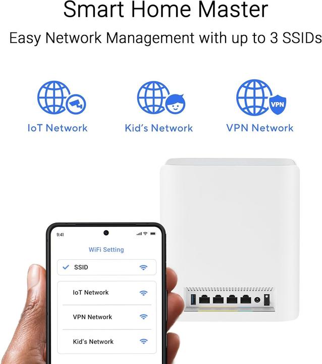 Produktbild ASUS BT8 BE9500 - 2er Pack weiss