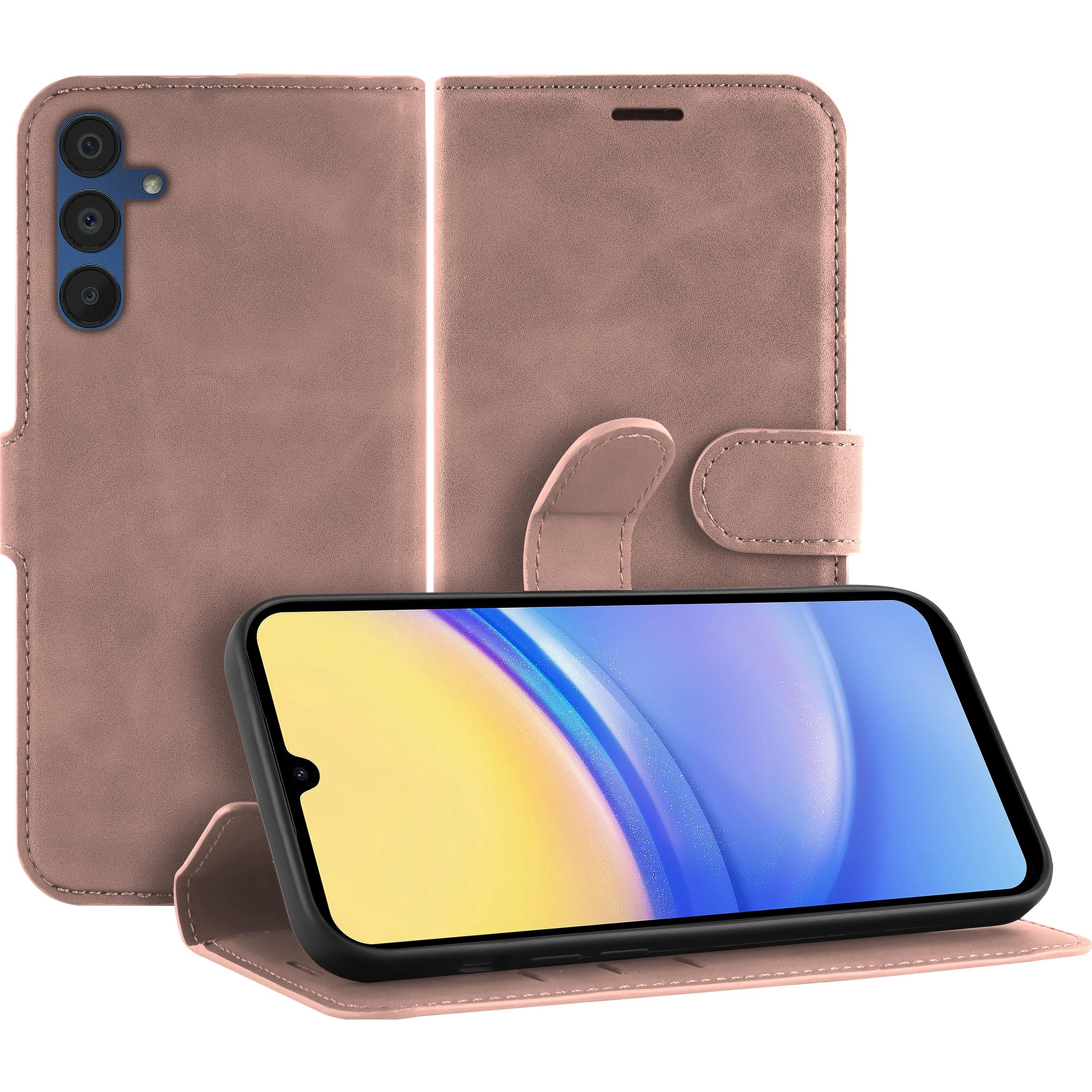 Thumbnail - Cazy Premium-Geldbörsen-Etui für Samsung Galaxy A15 / A15 5G, Magnetisches Geldbörsen-Etui, Kartenfächer (Samsung Galaxy...