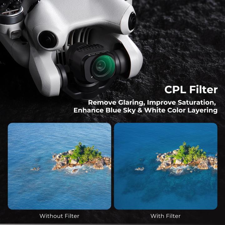Produktbild K&F Concept CPL HD Filter (Drohnen Filter, DJI Mini 4 Pro)