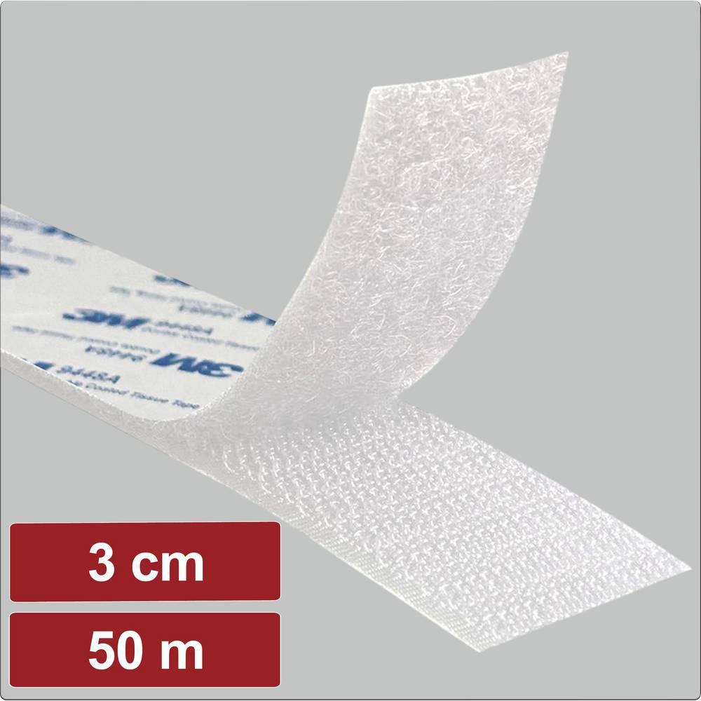 Electronic Garage, Nastro in velcro, EG25CA138 Klettband zum Aufkleben Haft- und Flauschteil (L x B (30 mm)