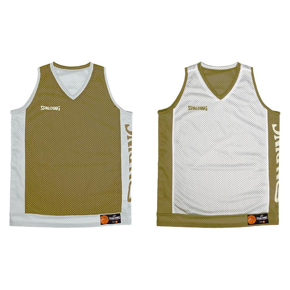 Spalding, Herren, Sportshirt, Reversible Tank Top (M), Grün, M