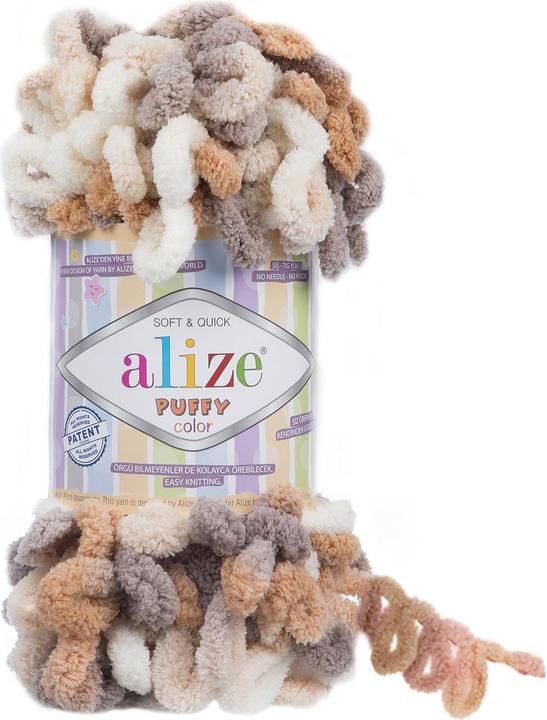 Produktbild Alize Yarns Alize Puffy Color Schlaufengarn