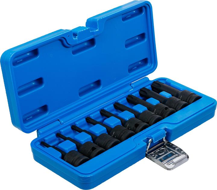 Produktbild BGS Kraft-Bit-Einsatz-Satz | Antrieb Innenvierkant 12,5 mm (1/2") | T-Profil (für Torx) T20 - T70 | 9... (Innensechsrund TX)