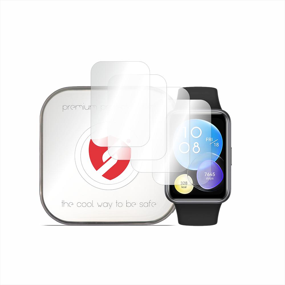 Smart Protection - Premium Classic (4 pack) - Huawei Watch Fit 2 - Clear, Smartwatch Zubehör, Transparent