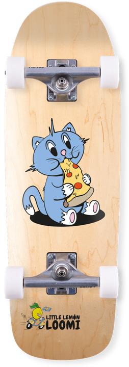 Little Lemon Loomi Loomi Boards Corkgrip, Pizza Cat (24.80")