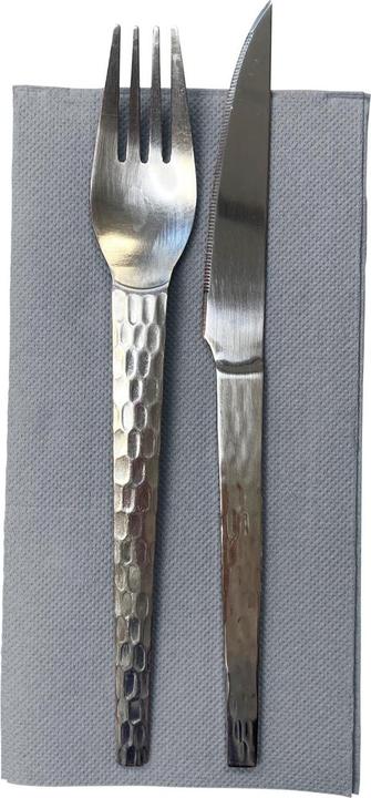 Immagine prodotto PROnappe Servietten grau 2-lagig 38,0 x 38,0 cm, 40 St. (40 pz., 38 x 38 cm)