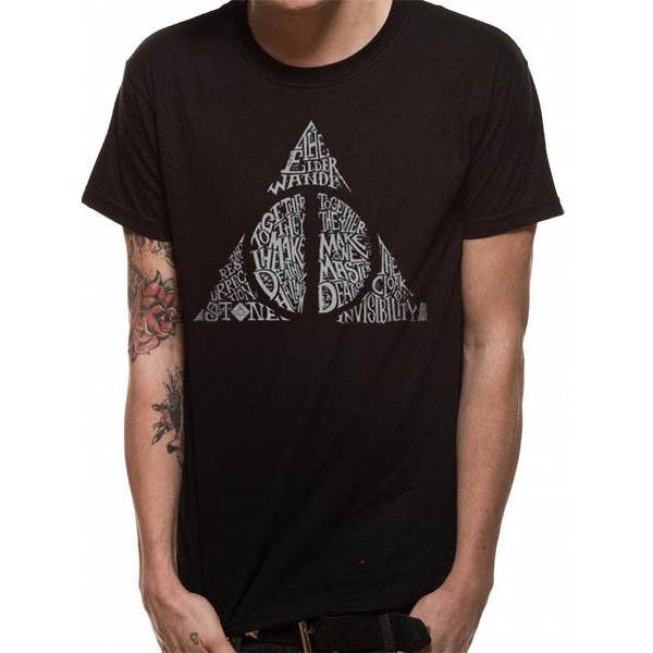 Harry Potter, Maglietta, T-Shirt Harry Potter-Symbol-M, (M)