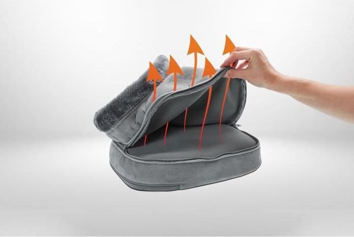 Actual product image Lanaform Shiatsu Comfort 2w1 szary