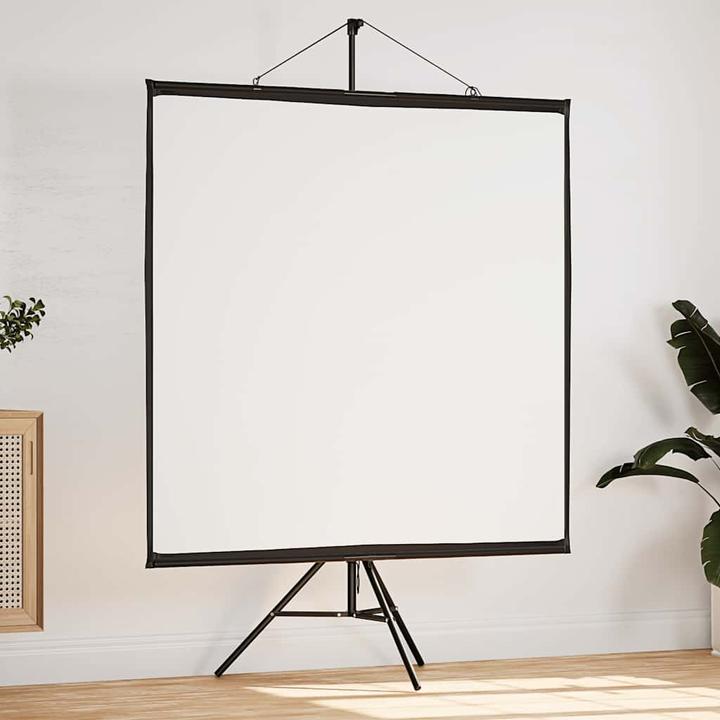 Produktbild vidaXL Beamer Leinwand mit Stativ 72 Zoll 1:1 Projektionswand Leinwand (72", 1:1)