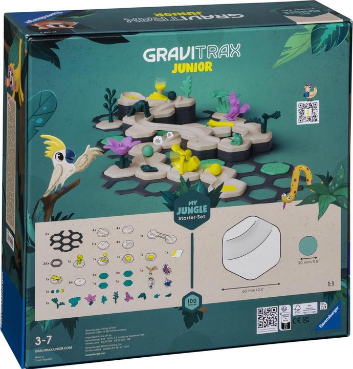 Actual product image Ravensburger GraviTrax Junior Starter-Set L Jungle