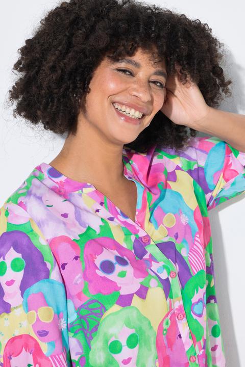 Actual product image Angel of Style Blouse, A-line, face pattern (54)