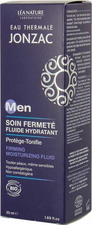 Produktbild Léa Nature Eau Thermale Jonzac Organic Cosmetic Men Firming Moisturizing Fluid 50ml (Aftershave Gel, 50 ml)