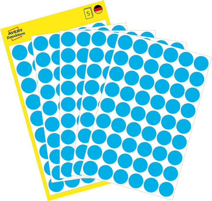 Produktbild Avery Markierungspunkte blau