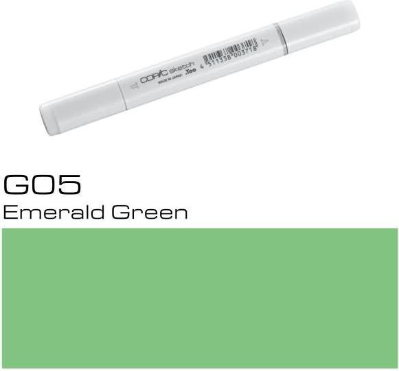 Image du produit Copic Sketch type G - 05 (G05 - Vert émeraude, 1 x)