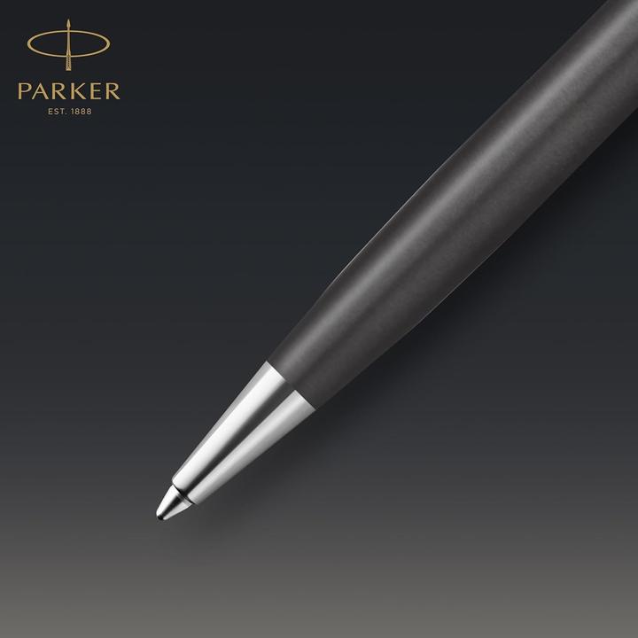 Immagine prodotto Parker Biros Sonnet Prem. Metallo e P.G.C. grigio sw M (Grigio, Metallico, Oro rosa, 1x)