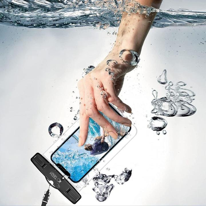 Produktbild Tech-Protect Universelles wasserdichtes Tech-Protect-Gehäuse, Schwarz (Universal)