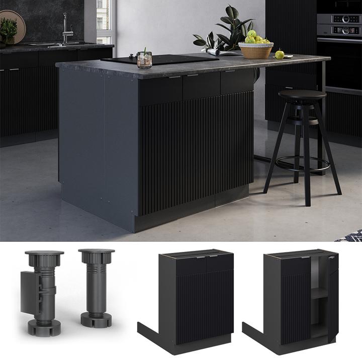 Produktbild Vicco Kücheninsel Fame-Line (70 x 30 x 82 cm)