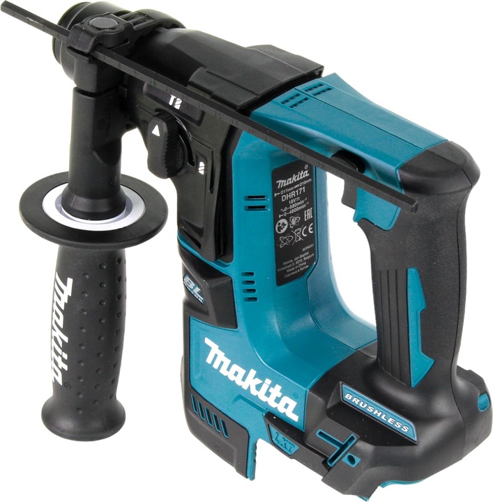 Actual product image Makita DHR 171 RM1X3 Cordless rotary hammer 18 V 1.2 J SDS-Plus Brushless + 1x rechargeable battery 4.0 Ah (Rechargeable battery operated)
