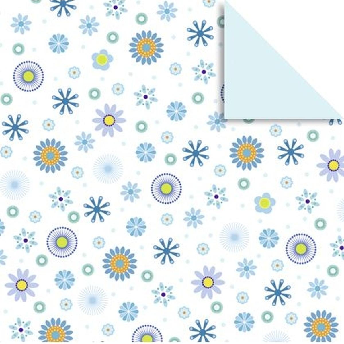 Ursus, Bastelpapier, Faltblätter Florentien 'Millefleurs' 80g/qm 10x10cm VE=65 Blatt Motiv 5 (80 g/m², 1 x)