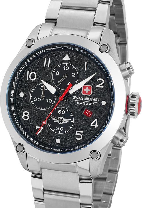 Immagine prodotto Swiss Military Hanowa SMWGI2101501 Nightflighter Chrono 44mm (Cronografo, 44 mm)