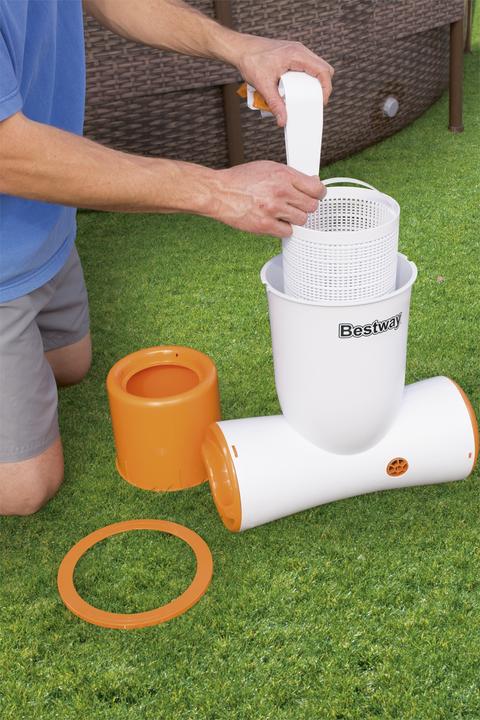 Produktbild Bestway Skimatic™ 2-in-1 Einhängeskimmer/Filterpumpen-Kombination 3.974 l/h, 73 W