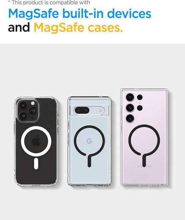 Actual product image Spigen Selfiestick S570W MagSafe Tripod Bluetooth misty rose AMP06403