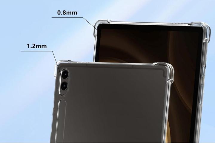 Screenguard Samsung Galaxy Tab S9 FE+ Hülle Crystal Soft Airbag Bumper (Samsung Galaxy Tab S9 FE+)