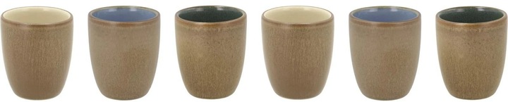 Immagine prodotto Bitz Tazza per espresso da 100 ml, 6 pezzi, marrone/multicolore (100 ml, 6 x)