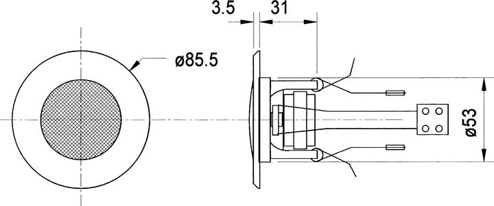 Image du produit Visaton Haut-parleur de plafond DL 5, 8 Ohm (1 pièce)