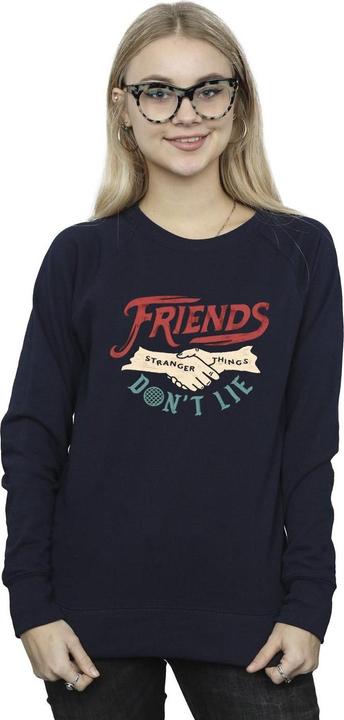 Image du produit Netflix - Sweat STRANGER THINGS FRIENDS DON'T LIE HANDS - Femme (M)