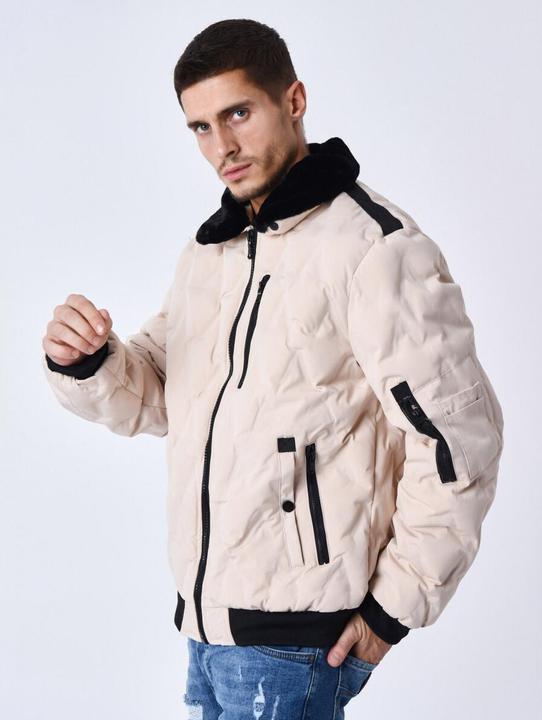 Actual product image Project X Paris Furry aviator collarPuffer Jacket (M)