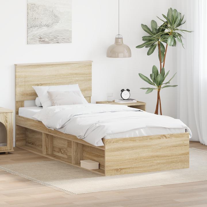 Actual product image vidaXL Modernes Bett (100 x 200 cm)