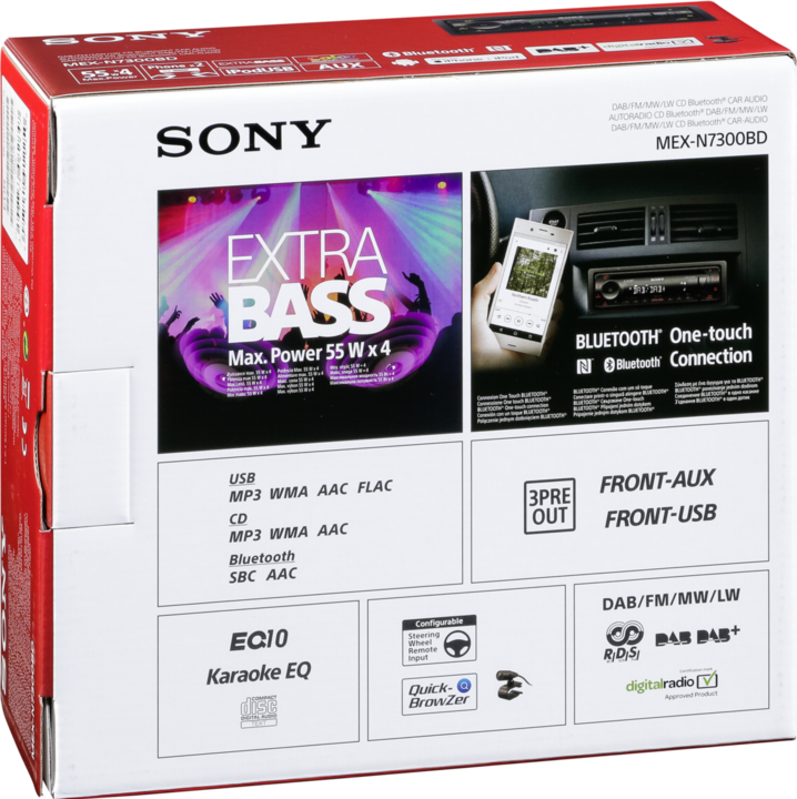 Produktbild Sony MEX-N7300BD (Apple Carplay)