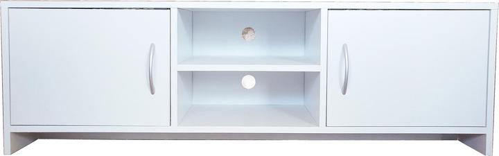 Image du produit HTI-Living Meuble TV Thekla Blanc (120 x 30 x 37.50 cm)