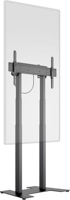 Image du produit Multibrackets Pied électr., -90", max 60 kg, noir (60 kg, 37" - 90")