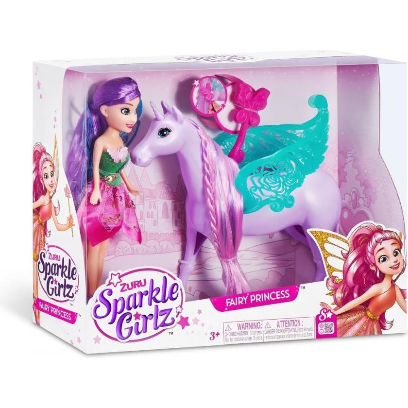 Zuru Feenpuppe mit Einhornpferd 10,5 cm Set