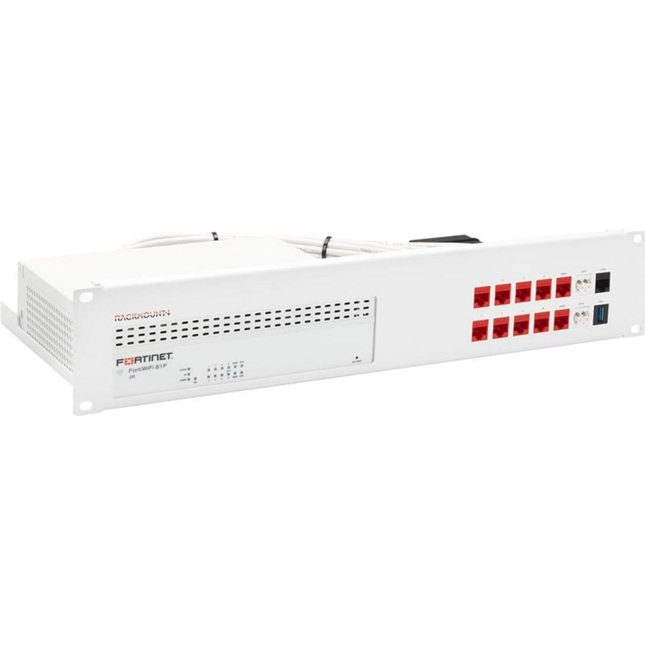 Rackmount.IT RM Kit for FortiGate 80F-POE/81F-POE, Serverschrank Zubehör, Weiss