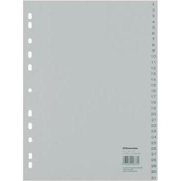 Soennecken, Ordner Zubehör, Zahlenregister Verwendung für Papierformat: DIN A4 Ausführung der Tabe: 1-31