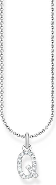 Immagine prodotto Thomas Sabo Catena con ciondolo a forma di lettera Q argento (Argento 925, 38 - 45 cm)