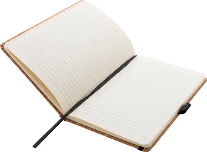 Actual product image Xd Collection Hard Cover Cork A5 Notebook (A5, Lined)