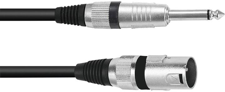 Actual product image Omnitronic Adapter cable XLR(M)/jack mono 2m sw (2 m, XLR Cables)