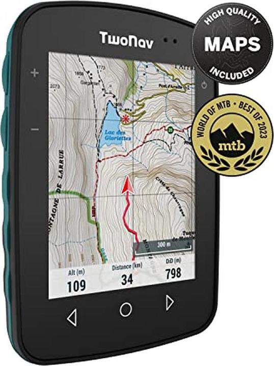 Image du produit TwoNav GPS Terra avec cartes France IGN pour randonnée, VTT et cyclisme