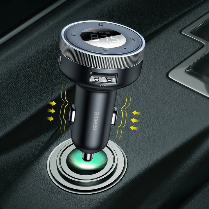 Actual product image Baseus Car Wireless MP3 Charger