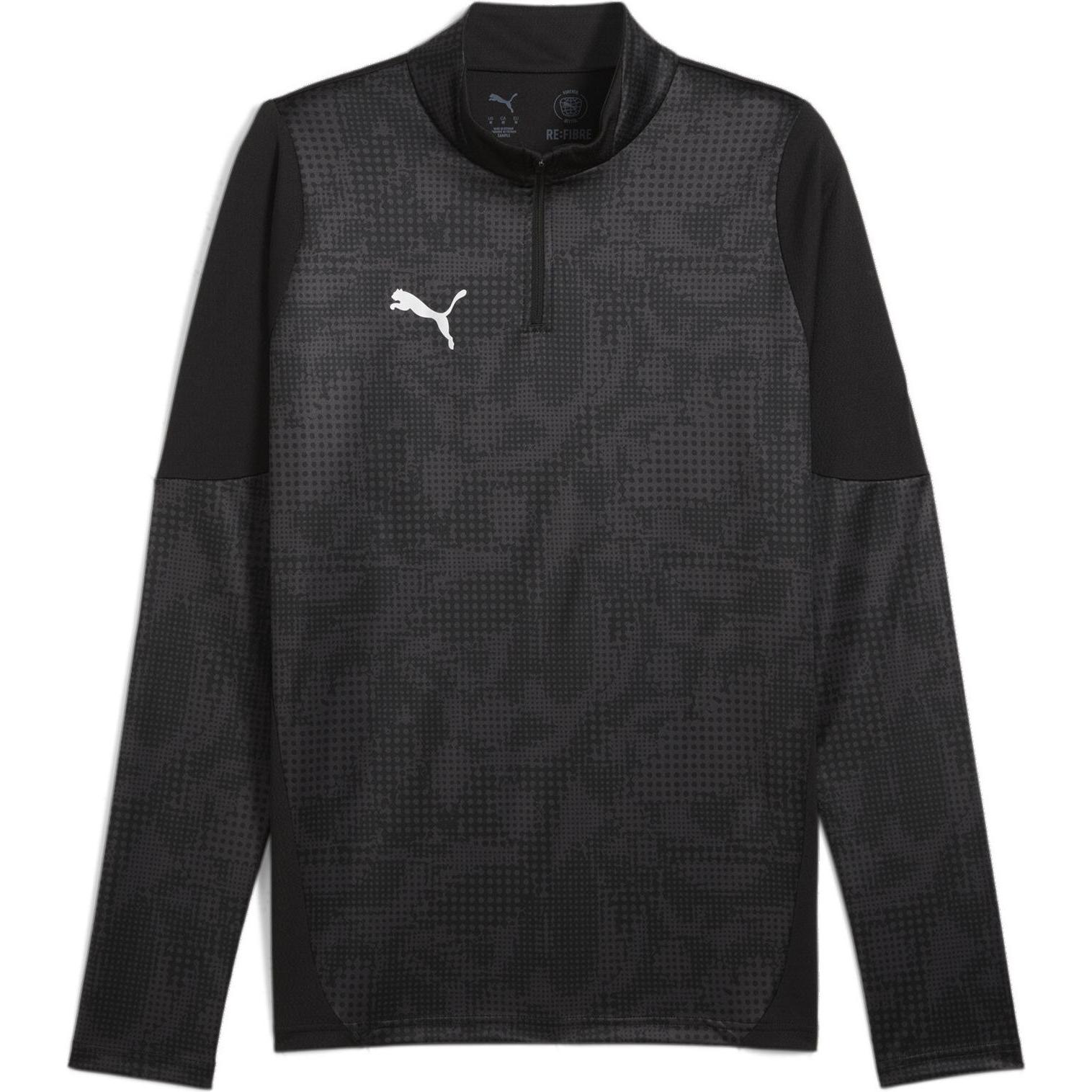 Puma, Herren, Sportshirt, teamCUP Training 1/4 Zip Top (XL), Schwarz, XL