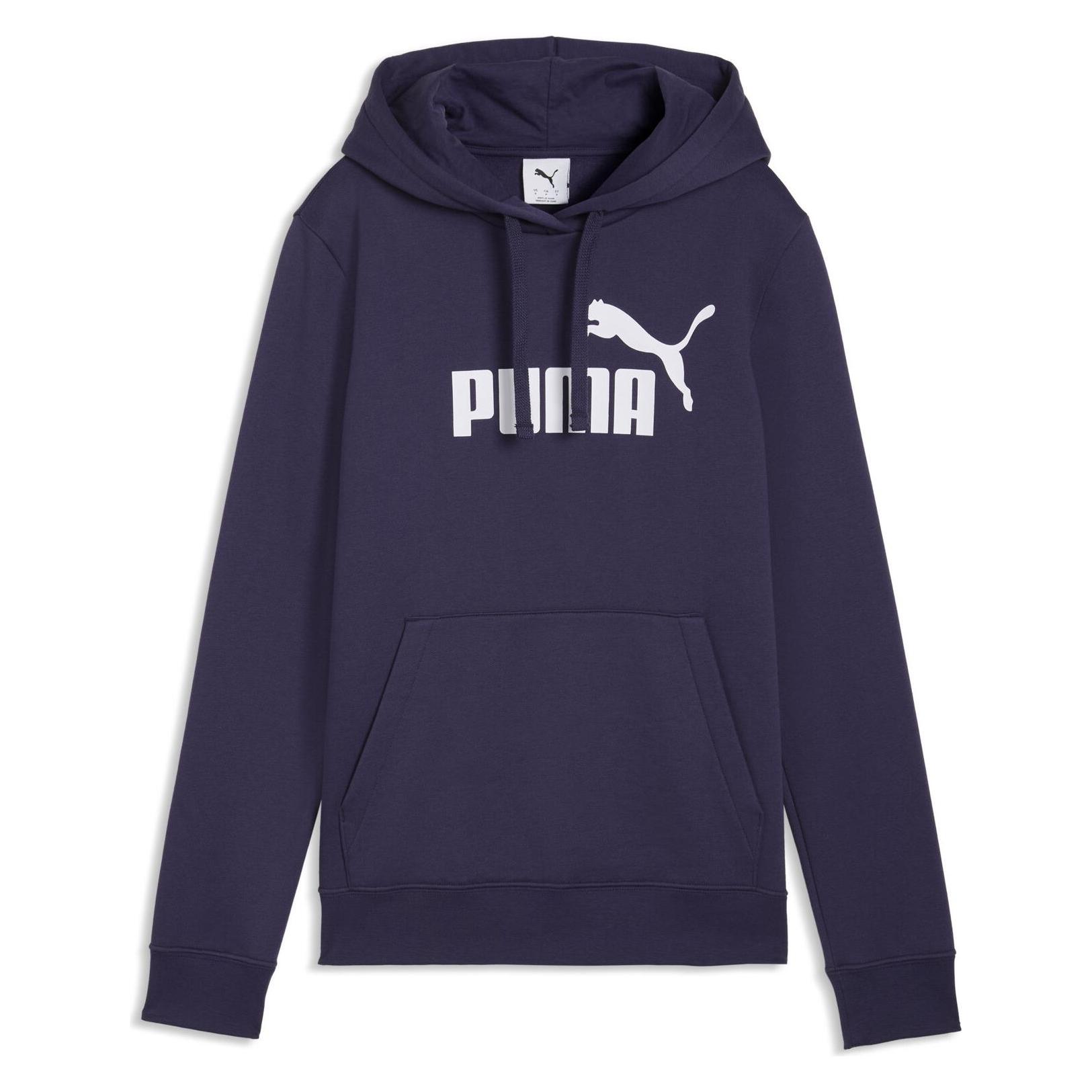 Puma, Vrouwen, Springer, Ess No. 1 Logo Hoodie Fl (s), Paars, (Xl)